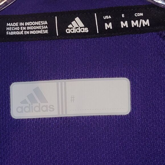 Adidas Mens 1/4 Zip Jacket Pullover M Collegiate Workout Athletic Wear Unisex - Picture 8 of 9